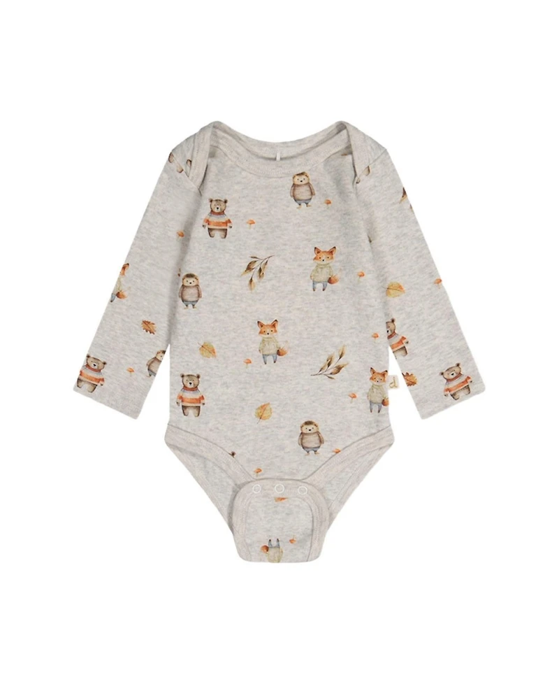 Deux par Baby Boy 3M To 24M Cotton Onesie Animal Print