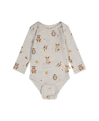 Deux par Baby Boy 3M To 24M Cotton Onesie Animal Print