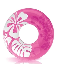 Intex Colorful Transparent Inflatable Swimming Pool Single Ring Float