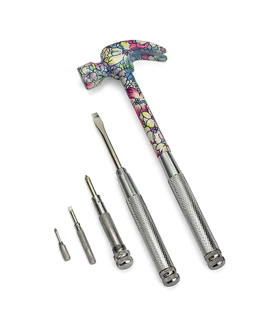Xdovet 6 1 Hammer Multifunction Claw Tool Flower Print