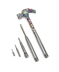 Xdovet 6 1 Hammer Multifunction Claw Tool Flower Print