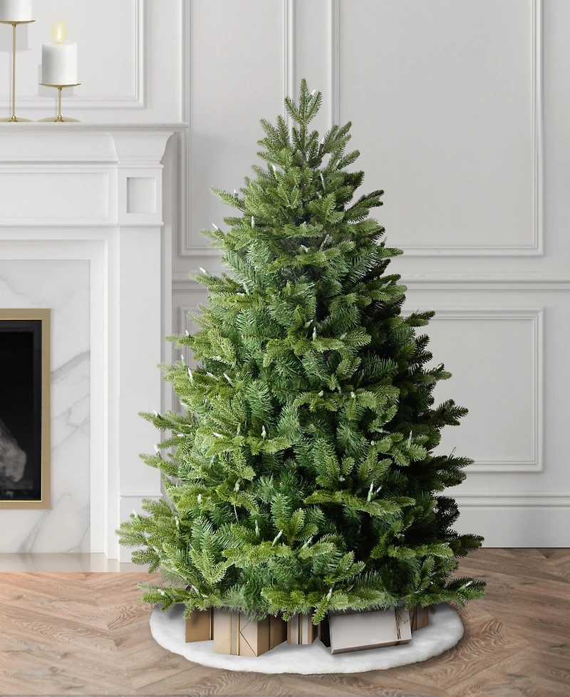 Puleo International 4.5" Pre-Lit Artificial Noble Fir Tree
