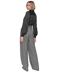 Sonia Rykiel Women's Bow-Blouse Long-Sleeve Collared Top