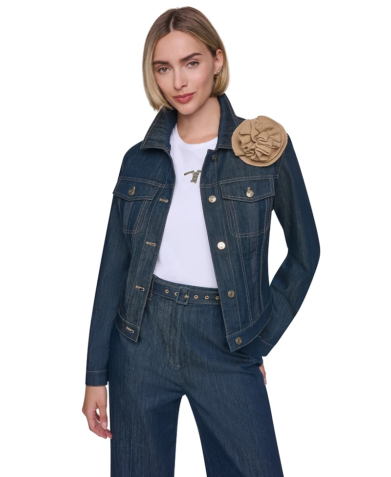 Sonia Rykiel Women's Five-Button Front Trucker Jacket