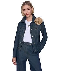 Sonia Rykiel Women's Five-Button Front Trucker Jacket