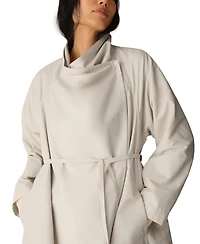 Eileen Fisher Women's High Neck Belted Coat
