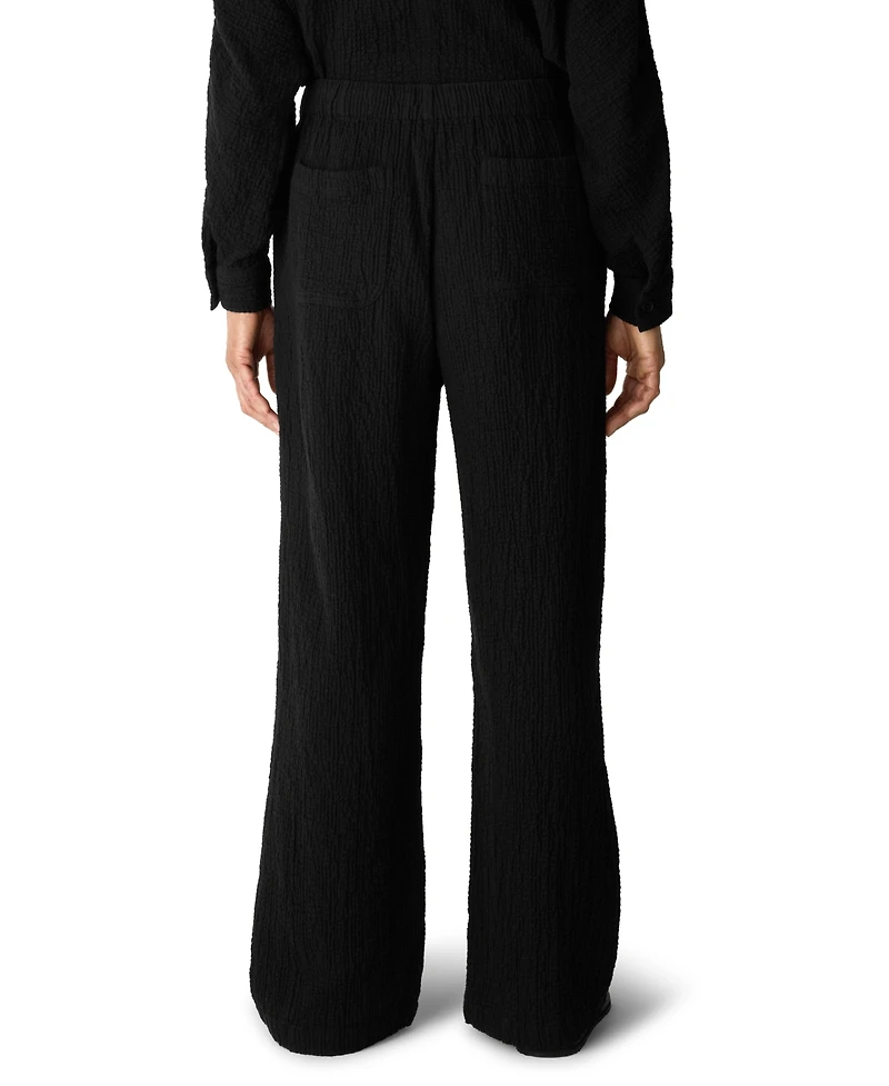 Eileen Fisher Women's High-Rise Straight Leg Drawstring Pants