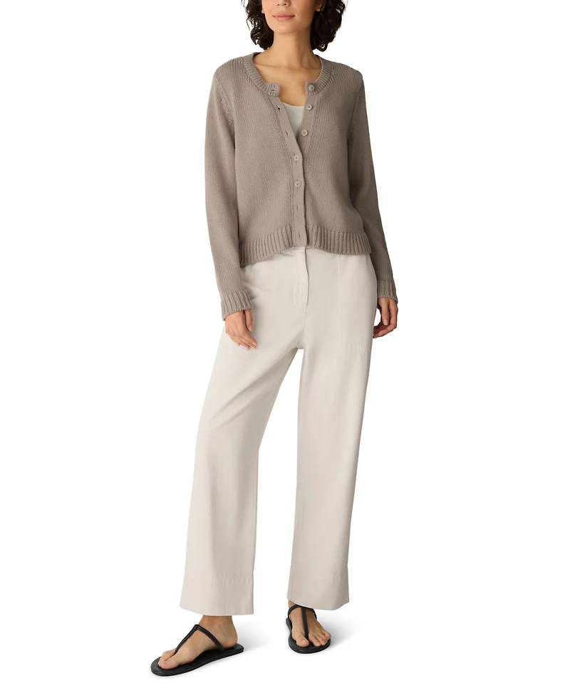 Eileen Fisher Women's High-Rise Straight Ankle Pants
