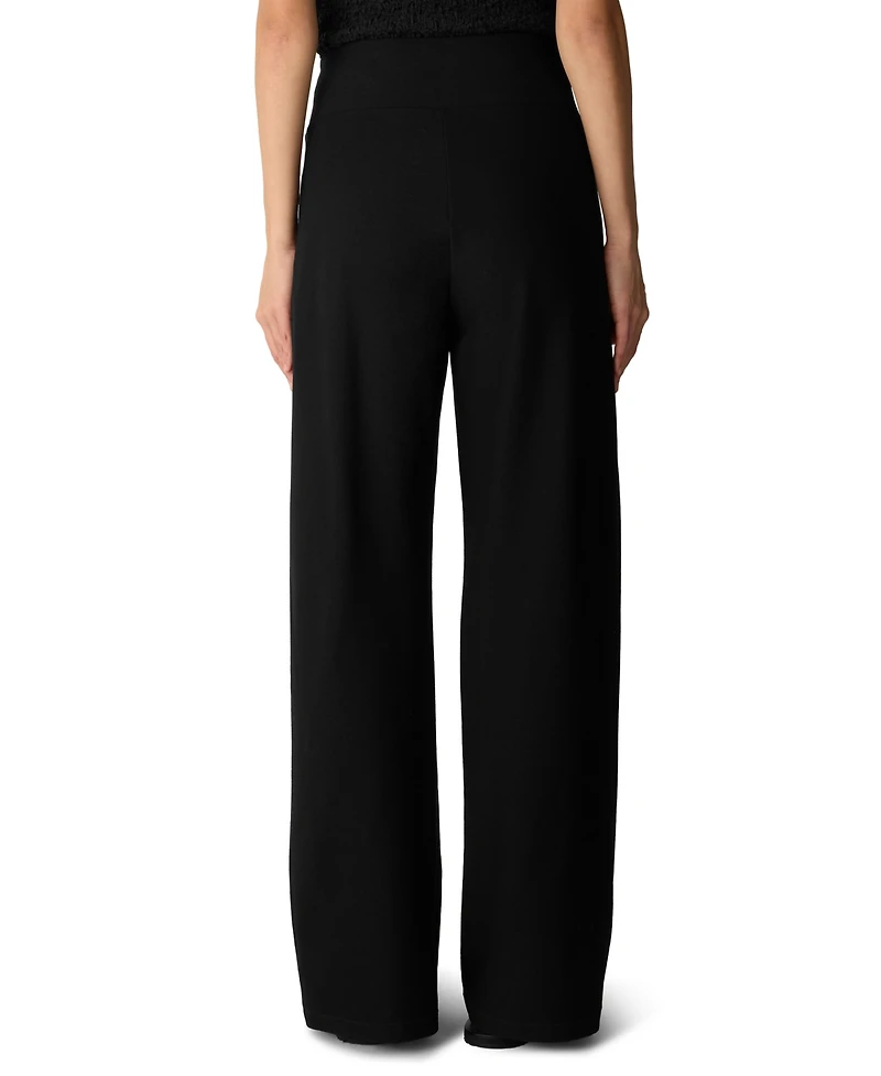 Eileen Fisher Women's High-Rise Stretch Wide-Leg Pants