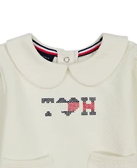 Tommy Hilfiger Baby Girls' Long-Sleeve Top and Pants, 2-Piece Set