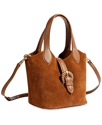 Sam Edelman Lucy Signature Buckle Small Bucket Handbag