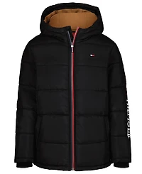 Tommy Hilfiger Boys' 8-20 Logo Puffer Jacket