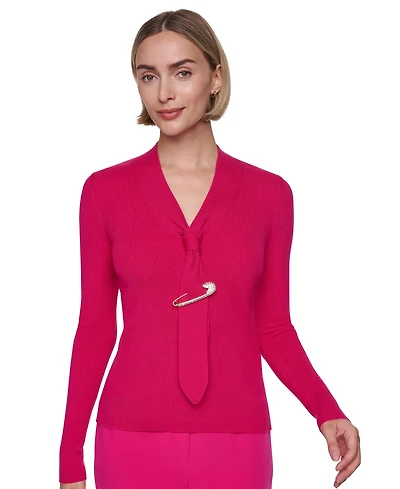 Sonia Rykiel Women's Tie-Front Long-Sleeve Sweater