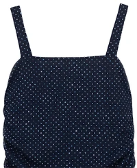 Speechless Girls' 7-17 Sleeveless Knee Length Square Neck Dress