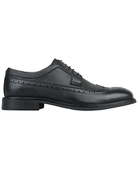 Bar Iii Men's Asherr Long Wing Brogue Leather Dress Shoes, Created for Macy's