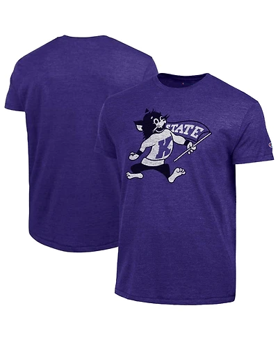 Champion Men's Purple Kansas State Wildcats Triumph Tri-Blend T-Shirt