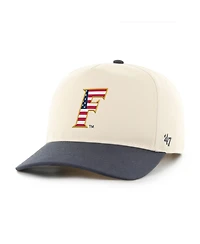 '47 Brand Men's Natural, Navy Florida Gators Americana Flag Hitch Adjustable Hat