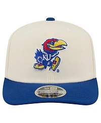 New Era Men's White, Royal Kansas Jayhawks America's 250th 9SEVENTY Adjustable Hat