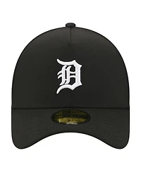 New Era Men's Black Detroit Tigers A-Frame 59FORTY Fitted Hat