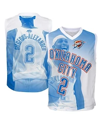 Outerstuff Big Boys and Girls Shai Gilgeous-Alexander Blue Oklahoma City Thunder Hometown Fashion Jersey