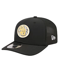 New Era Men's Black San Diego Padres Floral Patch 9SEVENTY Adjustable Hat