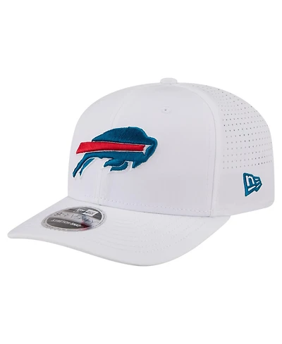 New Era Men's White Buffalo Bills Name Plate 9SEVENTY Adjustable Hat
