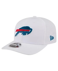 New Era Men's White Buffalo Bills Name Plate 9SEVENTY Adjustable Hat