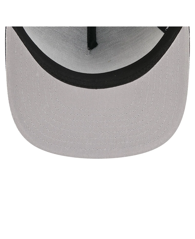 New Era Men's Black Chicago White Sox City Slogan A-Frame 9FIFTY Snapback Hat