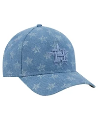 New Era Men's and Women's Denim Houston Astros A-Frame 9FORTY Adjustable Hat