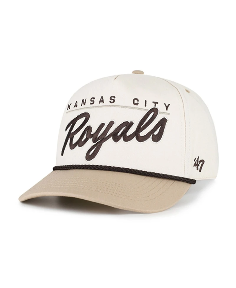 '47 Brand Men's Natural, Tan Kansas City Royals Neutral Terrain Hitch Rope Adjustable Hat