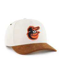 Carhartt X '47 Men's Natural, Brown Baltimore Orioles Undyed Relaxed Hitch Adjustable Hat