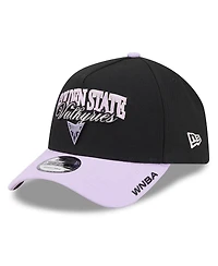 New Era Men's and Women's Eclipse Black, Violet Golden State Valkyries Wnba Tip-Off 2026 Metal Badge A-Frame 9FORTY Adjustable Hat