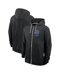 Nike Men's Black Duke Blue Devils 2026 Sideline Standard Issue Dri-fit Full-Zip Hoodie