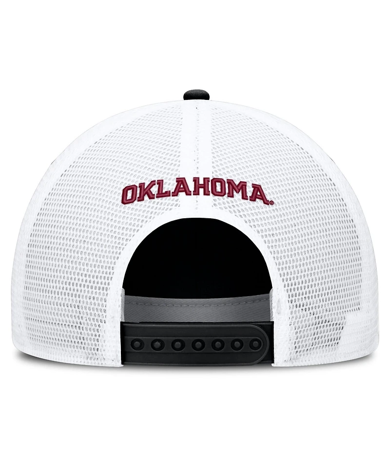 Jordan Men's and Women's Black Oklahoma Sooners 2026 On-Field Gameday Rope Trucker Adjustable Hat