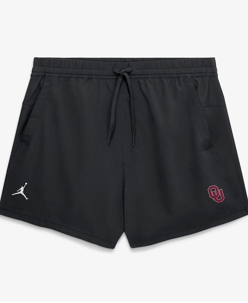Jordan Men's Black Oklahoma Sooners Primary Logo Form Shorts