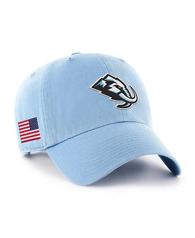 '47 Brand Men's and Women's Light Blue Utah Mammoth Heritage Flag Clean Up Adjustable Hat