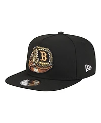 New Era Men's Black Boston Red Sox Ring A-Frame 9FIFTY Snapback Hat