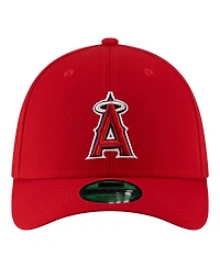 New Era Men's Red Los Angeles Angels Player Replica 39THIRTY M-Crown Flex Hat