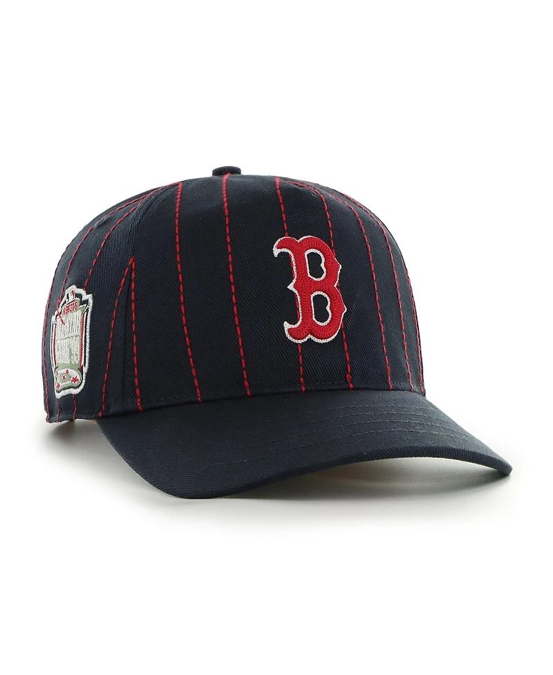 '47 Brand Men's Rawlings Navy Boston Red Sox Pinstripe Hitch Adjustable Hat