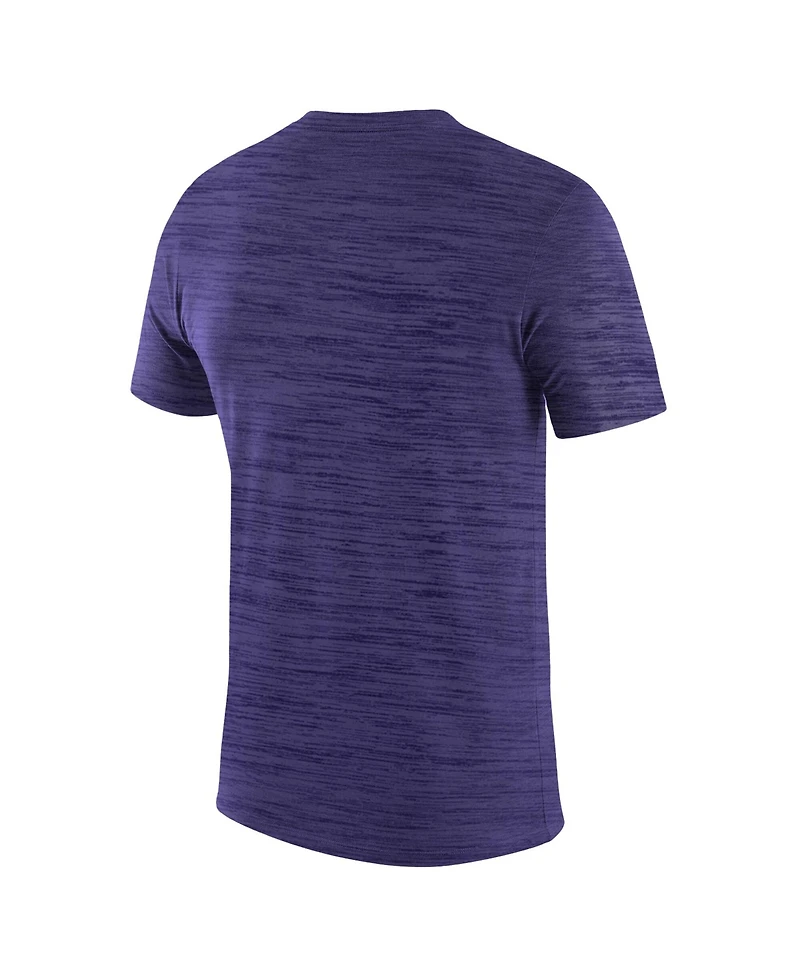 Nike Men's Purple Kansas State Wildcats Velocity Dri-fit T-Shirt