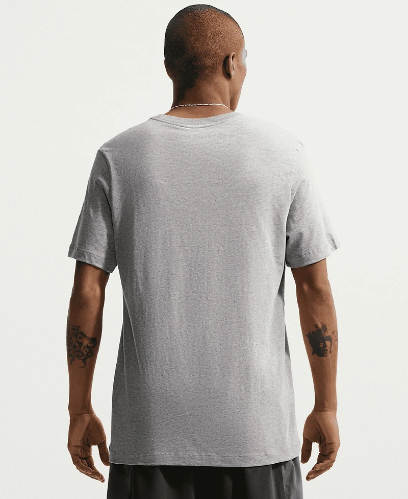 Nike Men's Gray Barcelona Crest Essential T-Shirt
