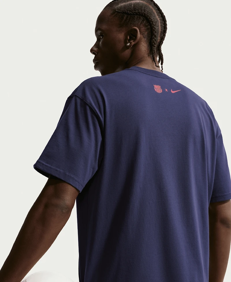 Nike Men's Blue Barcelona Premium Name T-Shirt