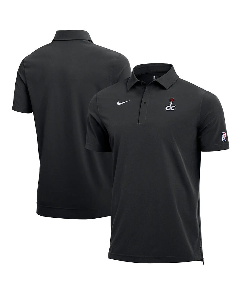 Nike Men's Black Washington Wizards 2025, 26 Authentic Dri-fit Coaches Polo Shirt