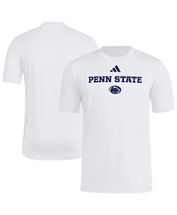 Adidas Men's White Penn State Nittany Lions Wordmark Polyester T-Shirt