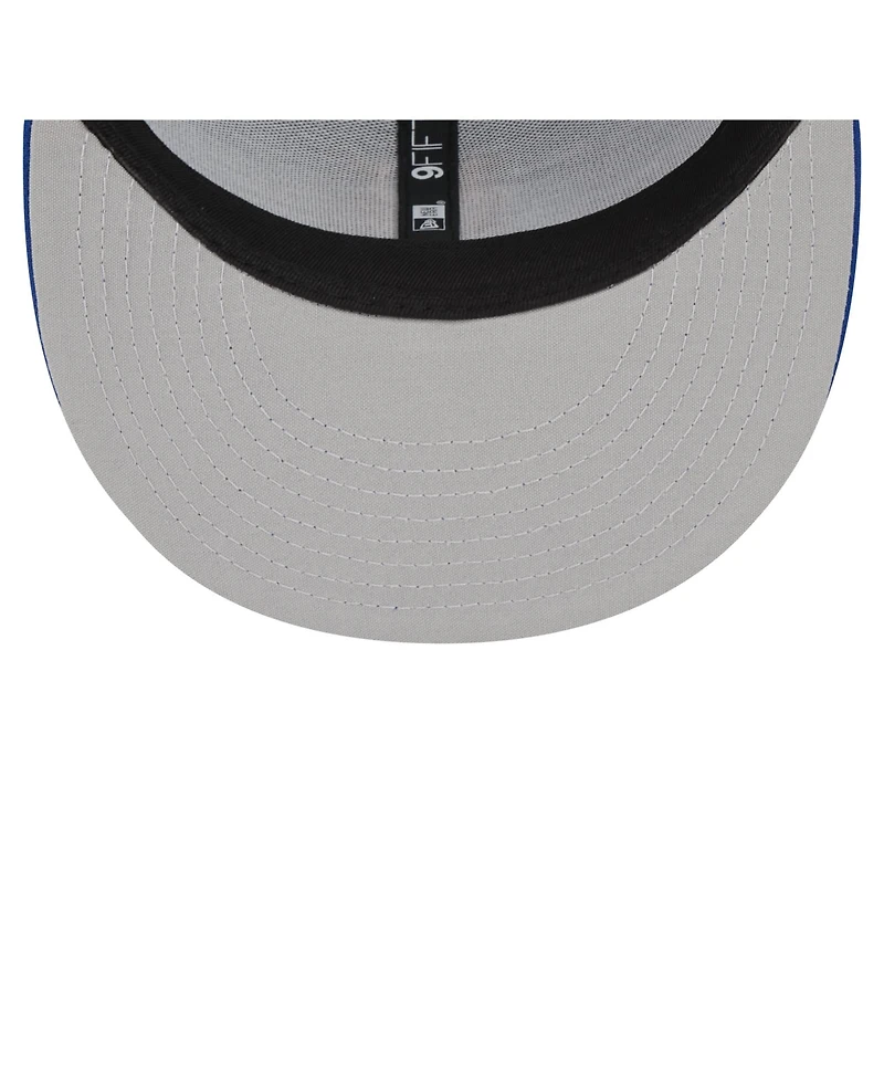 New Era Big Boys and Girls Royal New York Mets 9FIFTY Trucker Snapback Hat
