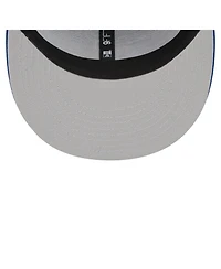 New Era Big Boys and Girls Royal New York Mets 9FIFTY Trucker Snapback Hat