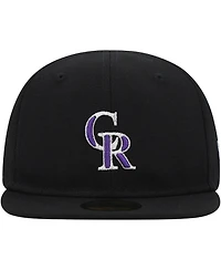 New Era Baby Boys and Girls Black Colorado Rockies My First 59FIFTY Fitted Hat