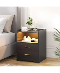 Vlsrka Vanity Makeup Desk with Mirror and Lights