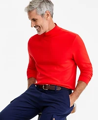 Club Room Men's Solid Mock Neck Shirt, Created for Macy's