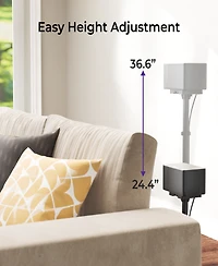 Ultimea Universal Speaker Stands Pair, Height Adjustable Fits Most Satellite and Surround Speakers, 3 Mounting Options, Holds 6.6 lbs